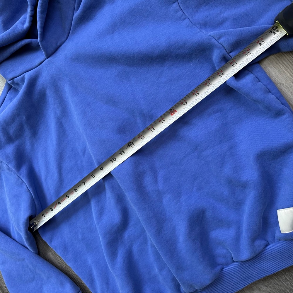 Vuori Restore oversized Blue Pullover Hoodie Fleece womens Medium soft - Picture 7 of 7